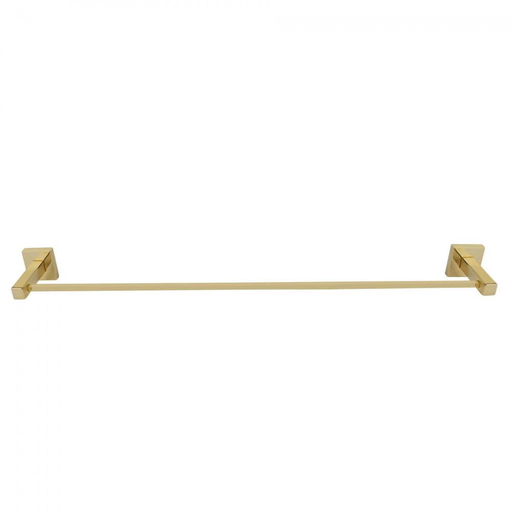 PORTA TOALHA DE BANHO 51CM INOX SQUARE GOLD