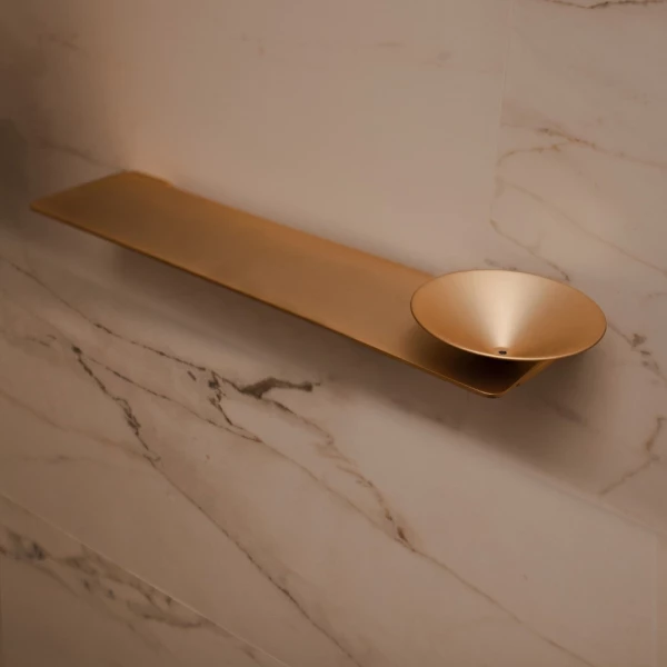 PORTA SHAMPOO COM SABONETEIRA CONE