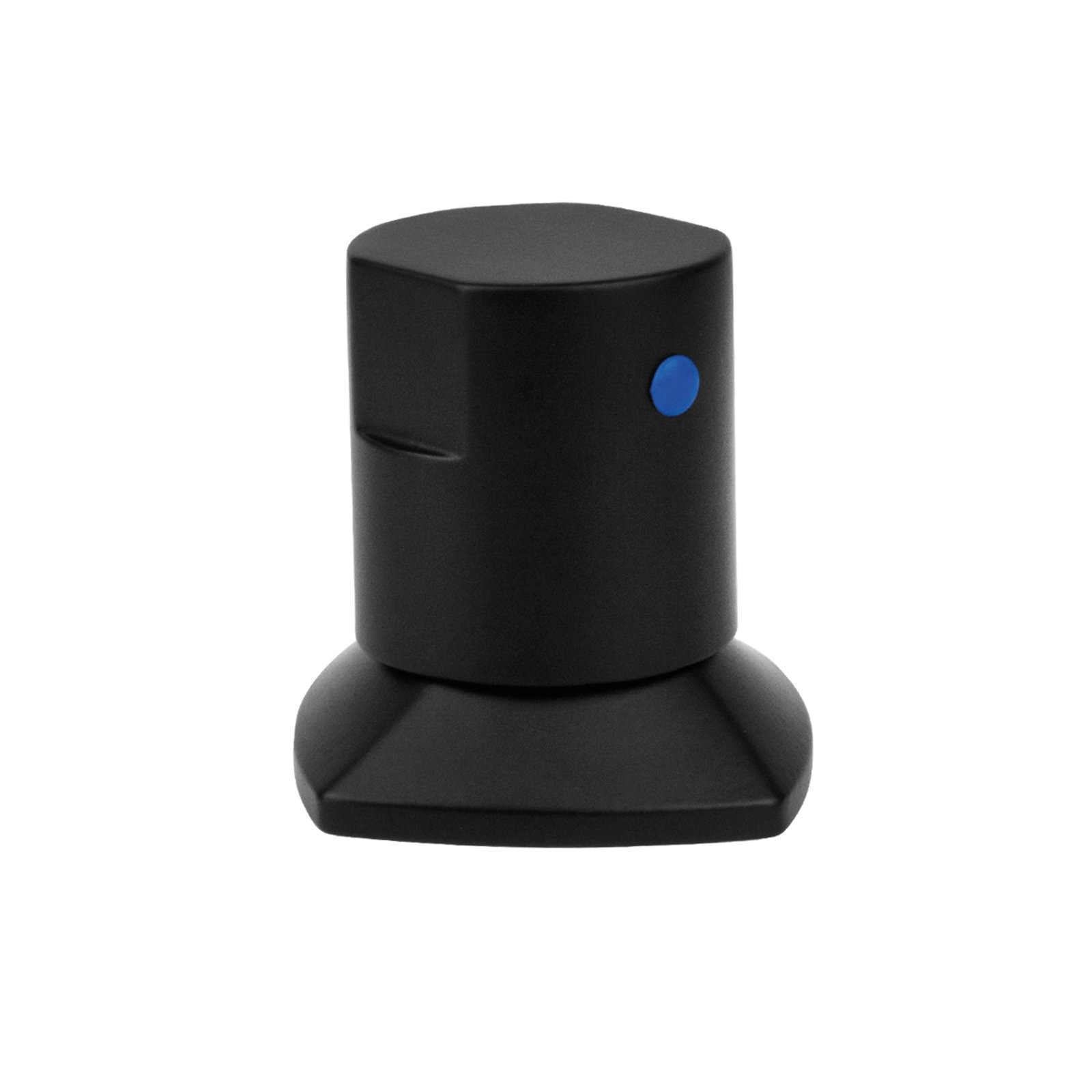 ACABAMENTO PARA REGISTRO C44 ÁGUA QUENTE E FRIA BLACK