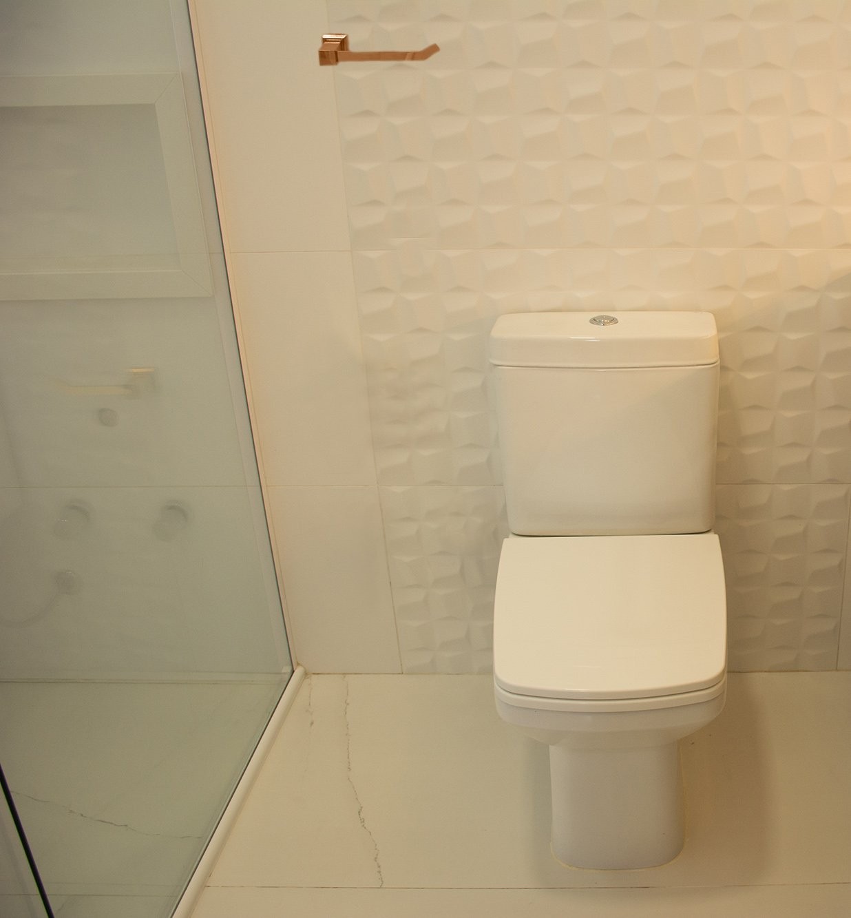 PORTA TOALHA DE ROSTO ROSE GOLD
