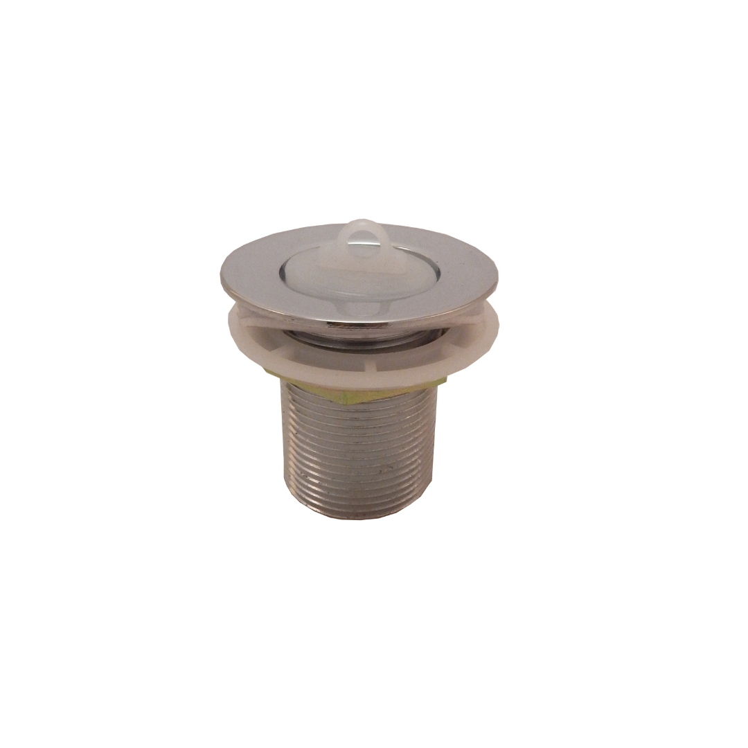 VÁLVULA DE ESCOAMENTO 1.1/4” PARA TANQUE COM TAMPA ABS BRANCA