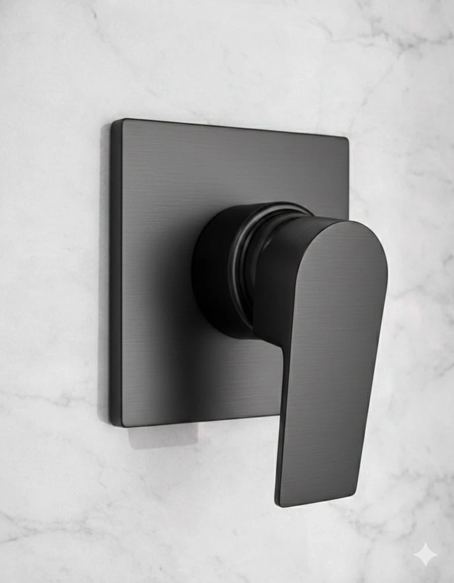 Monocomando 3/4 Baixa Press&atilde;o para Chuveiro -GRAFITE ESCOVADO