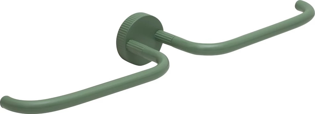 PORTA TOALHA DE ROSTO DUPLO EM AÇO INOX 19CM CADA HASTE / TOTAL 42.5CM LINHA TEX KIDS