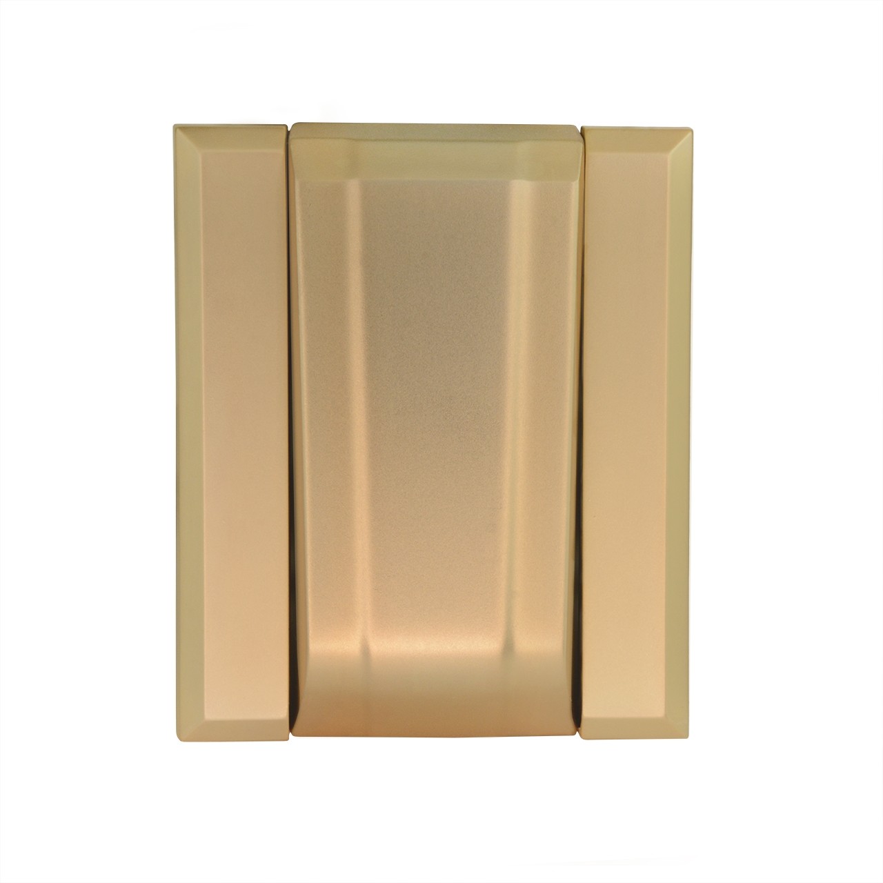 KIT 2 ACABAMENTOS PARA VÁLVULA DE DESCARGA OURO FOSCO
