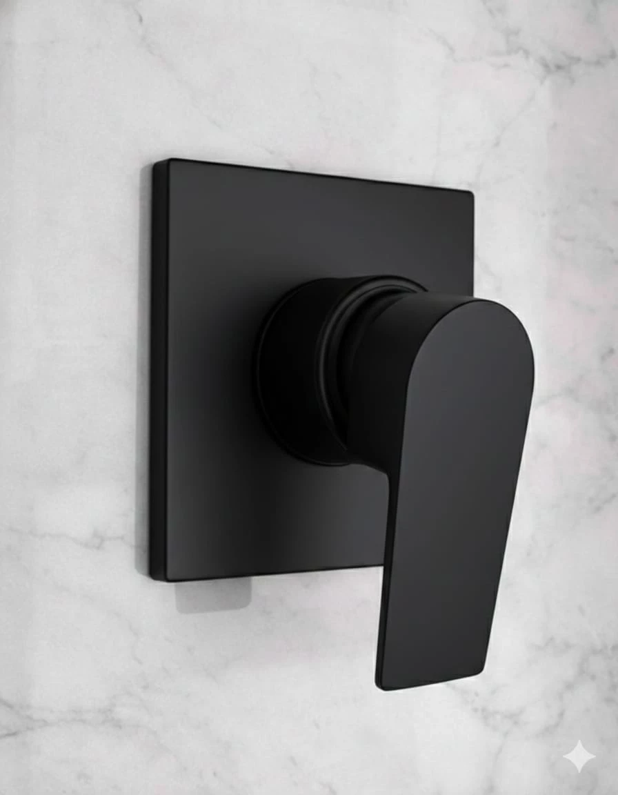 Monocomando 3/4 Baixa Press&atilde;o para Chuveiro -PRETO