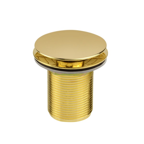 VÁLVULA DE ESCOAMENTO 1.1/4” DOURADA PARA TANQUE CLICK UP GOLD