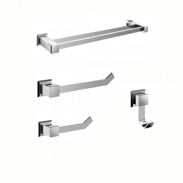 KIT DE ACESSÓRIOS PARA BANHEIRO PREMIUM