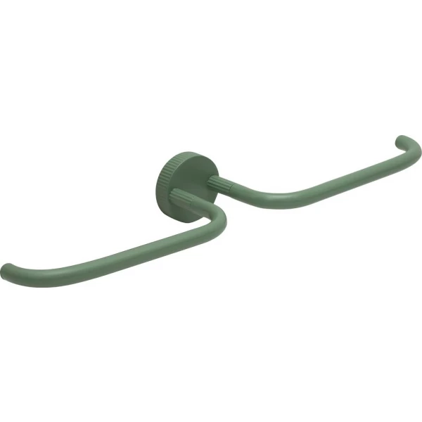 PORTA TOALHA DE ROSTO DUPLO EM AÇO INOX 19CM CADA HASTE / TOTAL 42.5CM LINHA TEX KIDS.