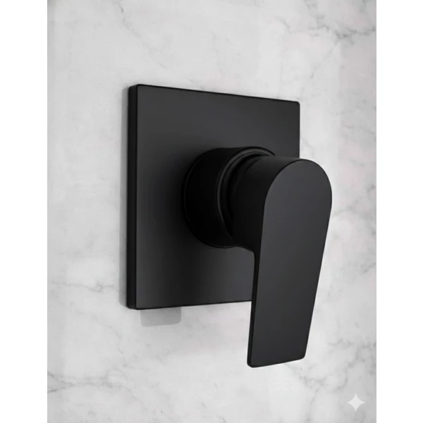 Monocomando 3/4 Baixa Pressão para Chuveiro -PRETO