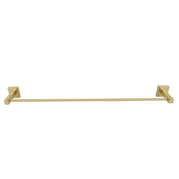 PORTA TOALHA DE BANHO 51CM INOX SQUARE GOLD