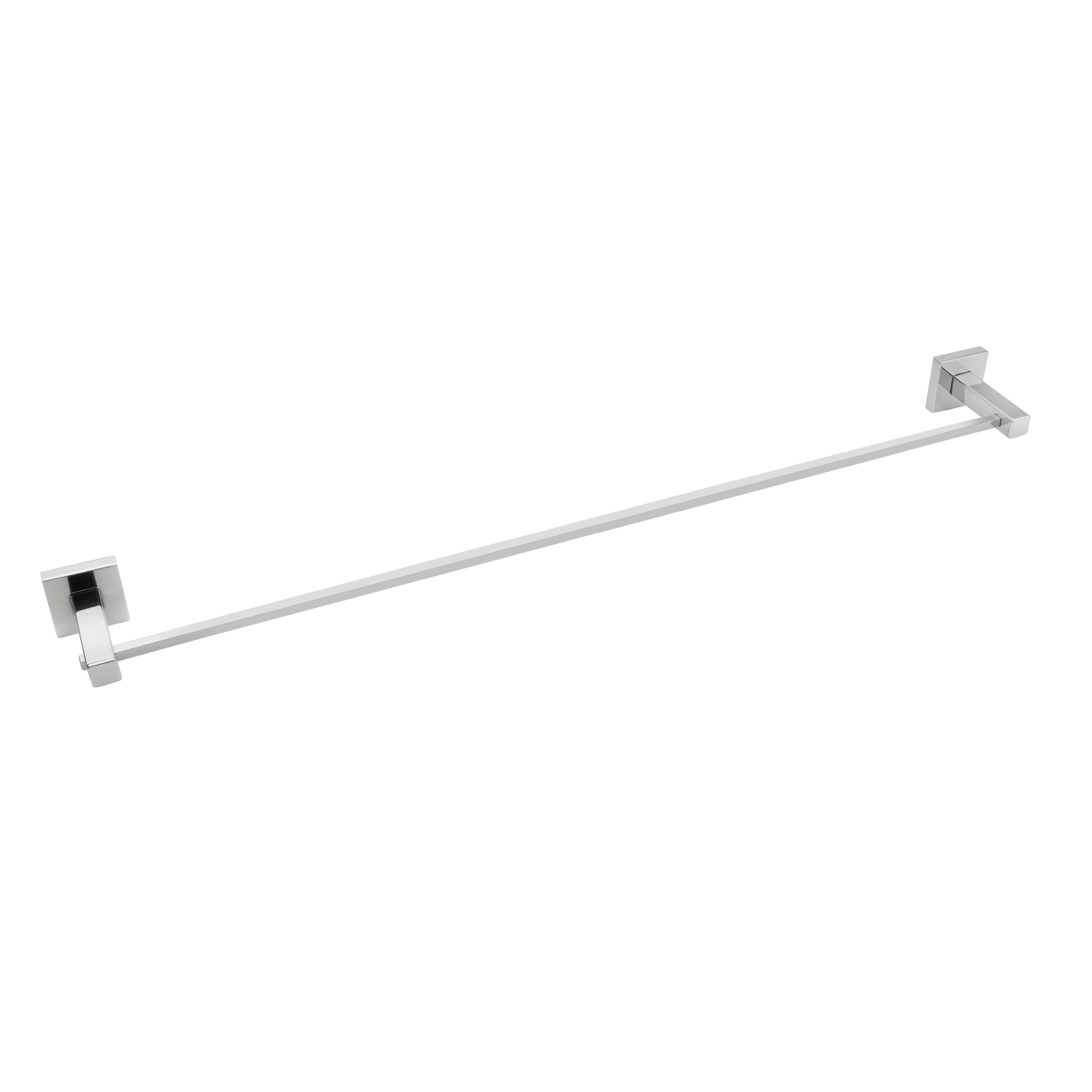 PORTA TOALHA DE BANHO 62CM CROMO - LINHA SQUARE