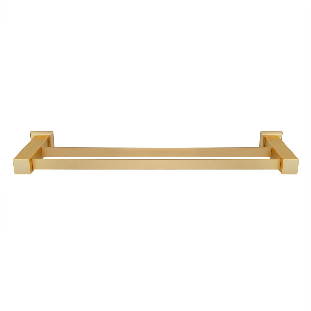 PORTA TOALHA DE BANHO DUPLO 62CM OURO FOSCO