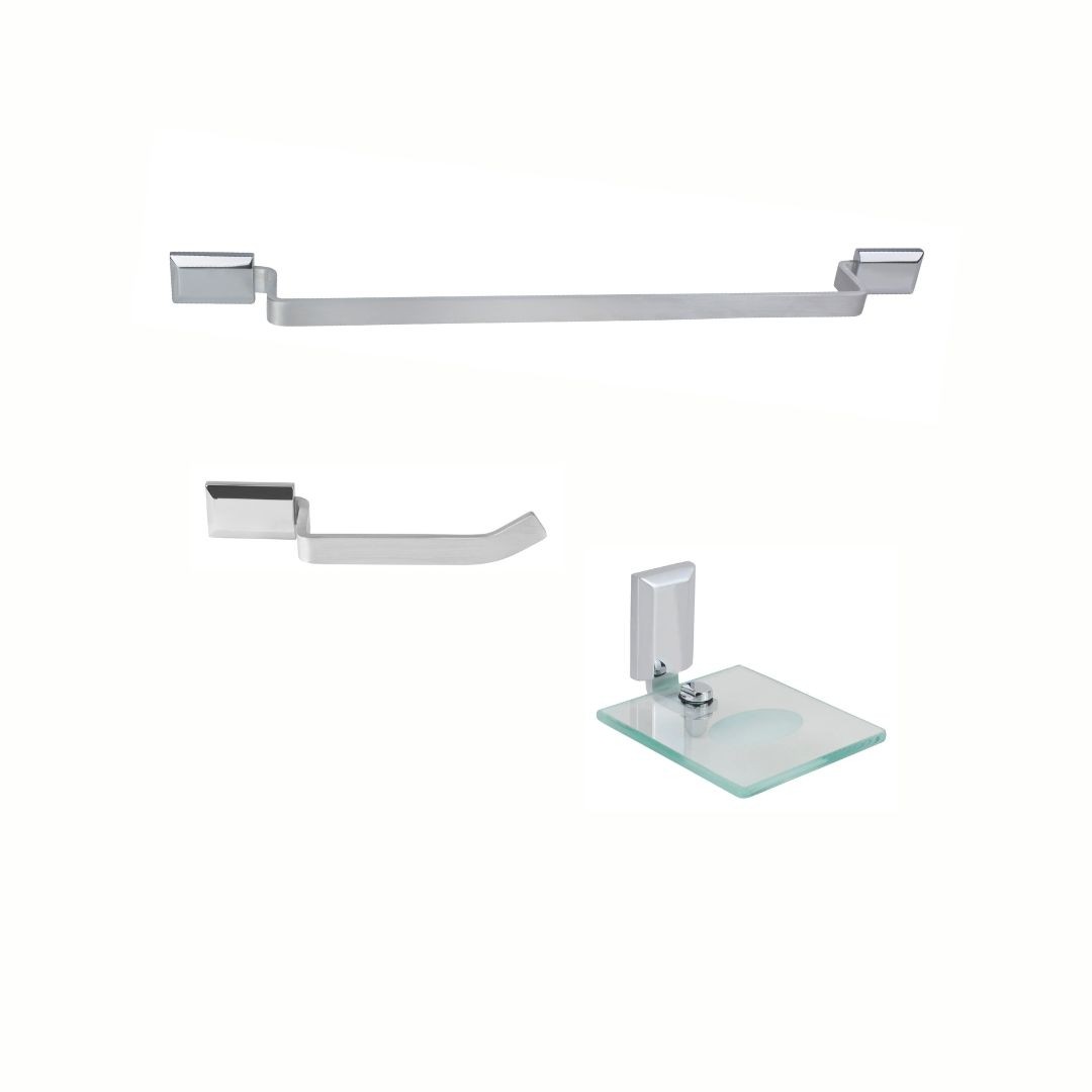 KIT DE ACESSÓRIOS PARA BANHEIRO CLASSIC