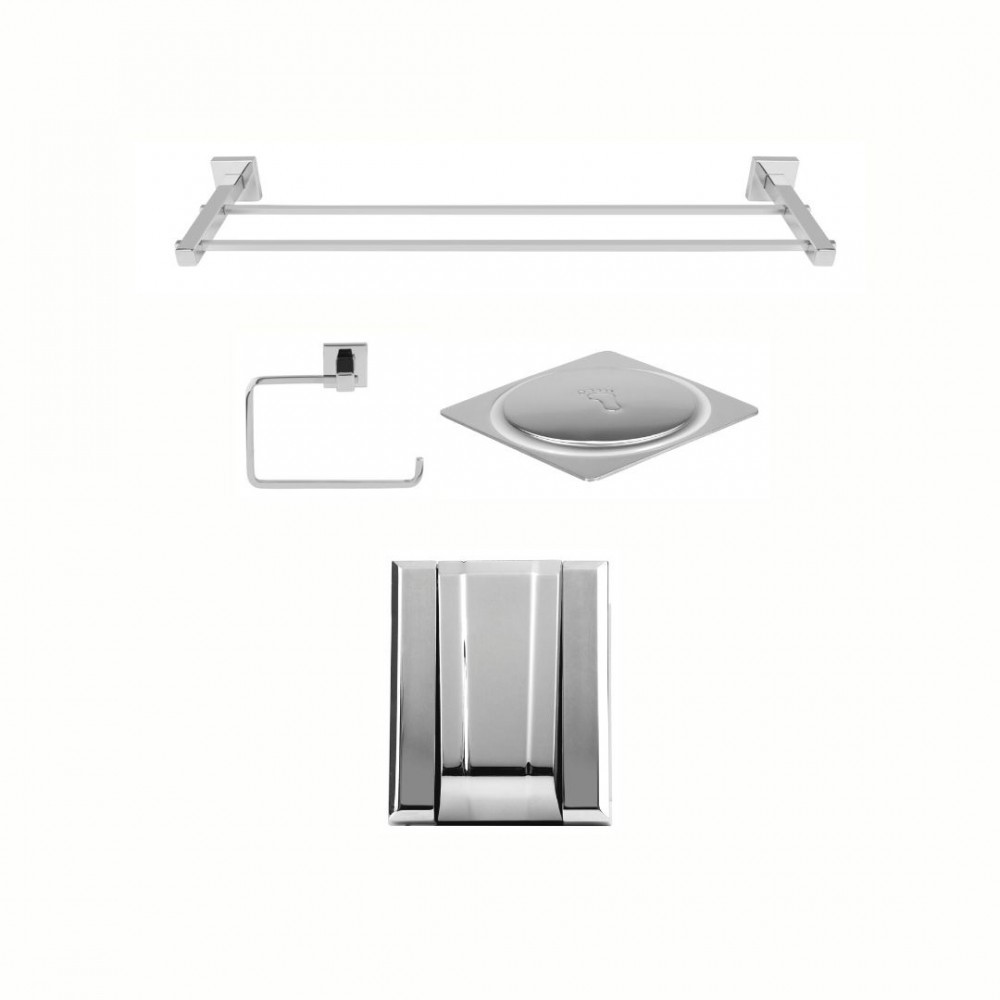 KIT DE ACESSÓRIOS PARA BANHEIRO SQUARE