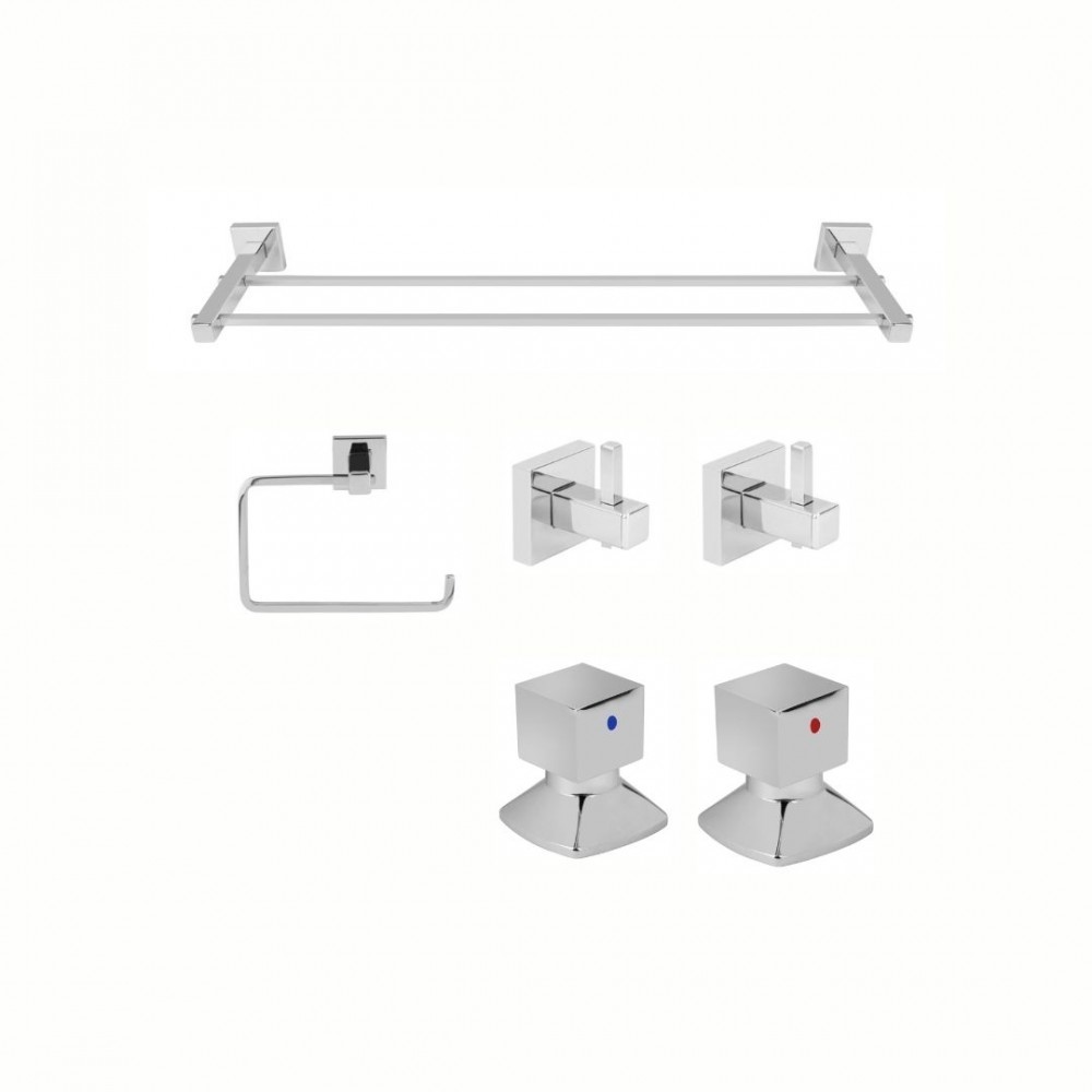 KIT DE ACESSÓRIOS PARA BANHEIRO SQUARE