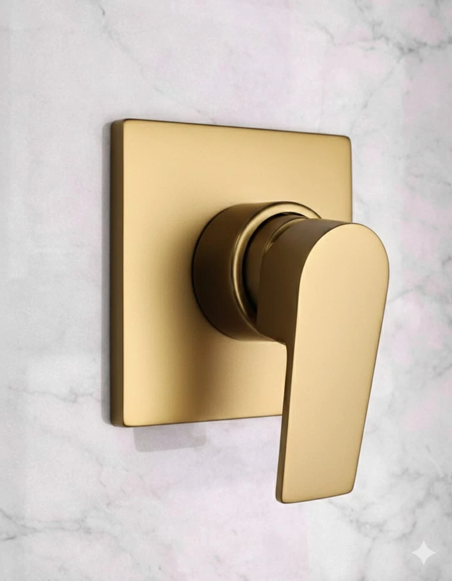 Monocomando 3/4 Baixa Pressão para Chuveiro -OURO FOSCO