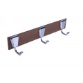 CABIDE DE PAREDE 3 GANCHOS INOX PREMIUM