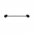 PORTA TOALHA DE ROSTO 22CM PRETO FOSCO SERENITY